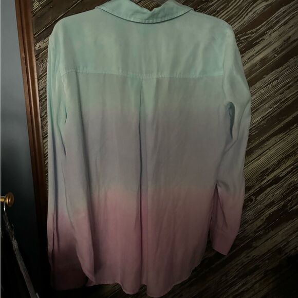 Cloth & Stone Ombré button down NWT - Picture 8 of 8